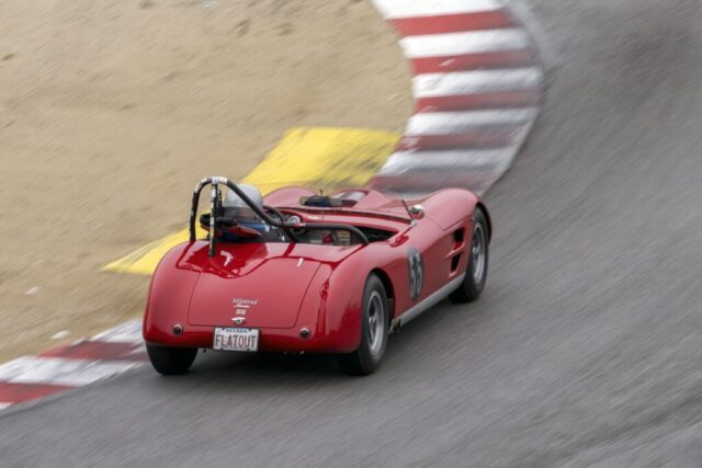 Wesley Abendroth/1955 Chevrolet Mistral Flat Out through Turn 6
