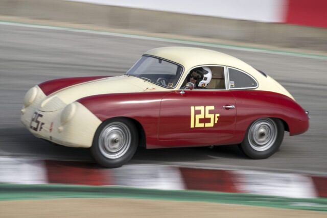 Uwe Biegner/1953 Porsche 356 turns into Turn 8 aka The Corkscrew